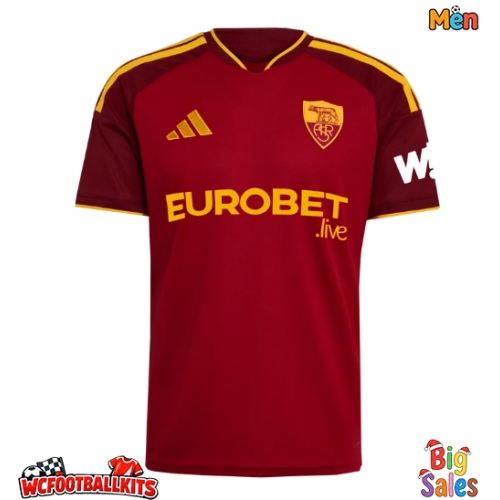 AS Roma Donyell Malen #14 Replica Home Stadium Shirt 2026-27 Short Sleeve